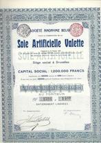 Soie Artificielle de Valette - 1905, Action, Enlèvement ou Envoi, Avant 1920