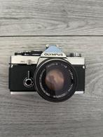 Olympus OM-2 + F.Zuiko Auto-S 50mm f/1., Audio, Tv en Foto, Fotocamera's Analoog, Ophalen, Zo goed als nieuw, Compact, Olympus