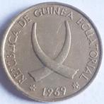EQUATORIAL GUINEA: 1 PESETA 196 KM 1 Al.-Br, Postzegels en Munten, Munten | Afrika, Verzenden, Guinee, Losse munt