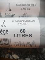 Rouleaux sacs poubelle 60L Liège. Gris., Enlèvement ou Envoi, Neuf