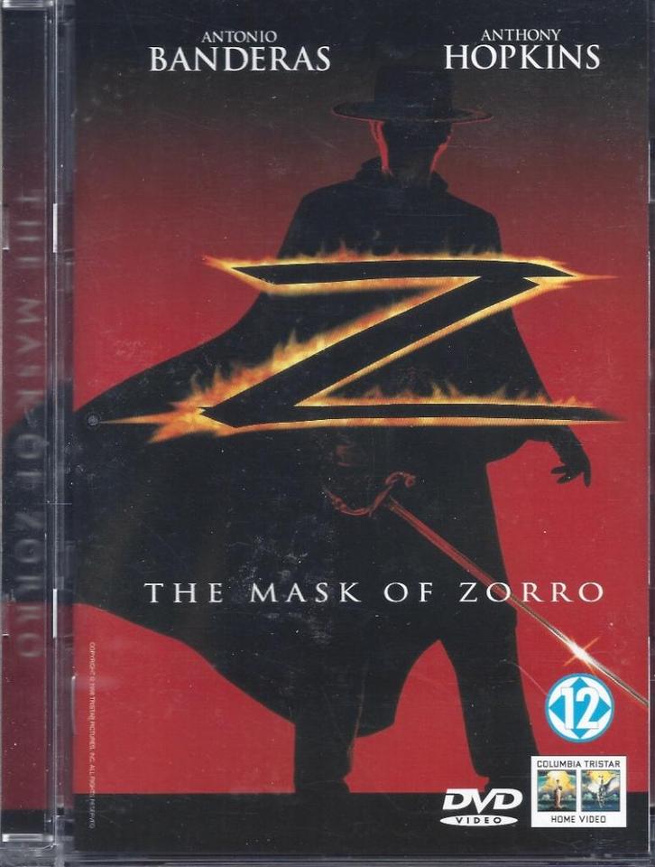THE MASK OF ZORRO (AVONTUUR/ACTIE) DVD, Cd's en Dvd's, Dvd's | Avontuur, Zo goed als nieuw, Boxset, Vanaf 12 jaar, Ophalen of Verzenden