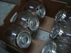 6 bocaux / bonbonnières en verre, Ophalen, Gebruikt, Glas, Kom(men)