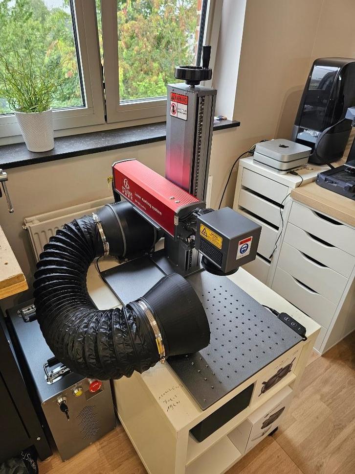 100 Watt MOPA M7 JPT Fiberlaser graveren snijden goudsmid, Hobby en Vrije tijd, Overige Hobby en Vrije tijd, Zo goed als nieuw