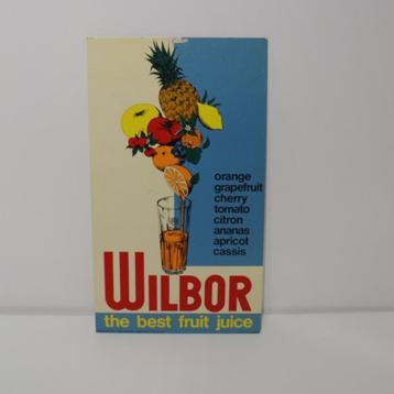 Vintage Wilbor fruitsap reclame 1969  beschikbaar voor biedingen