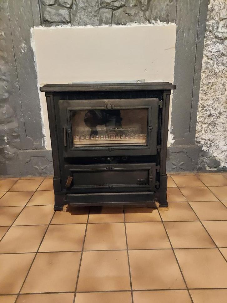 SAEY HANNOVER II gietijzeren koekenpan, Huis en Inrichting, Kachels, Zo goed als nieuw, Houtkachel, Hout, Ophalen