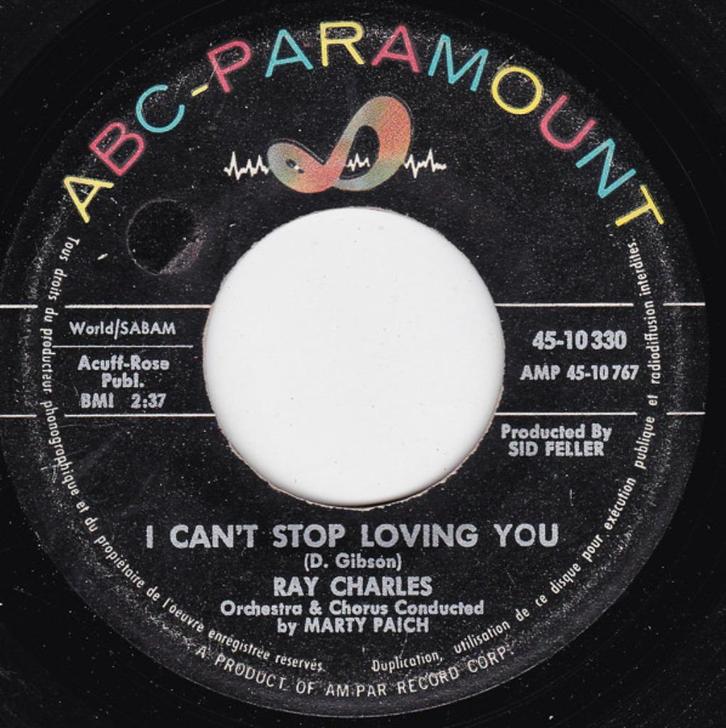 Ray Charles – I Can't Stop Loving You, Cd's en Dvd's, Vinyl | R&B en Soul, Gebruikt, Soul of Nu Soul, 1960 tot 1980, Overige formaten