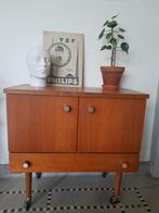 Vintage kastje - tv meubel - jaren 60, 50 tot 100 cm, 25 tot 50 cm, Met lade(s), Overige houtsoorten