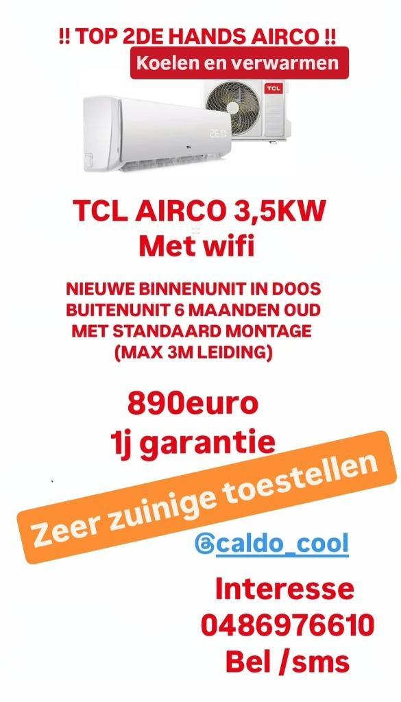 VERWARMEN EN KOELEN AIRCO'S MET ZEER SCHERPE PRIJZEN, Elektronische apparatuur, Airco's, Nieuw, Wandairco, 100 m³ of groter, 3 snelheden of meer