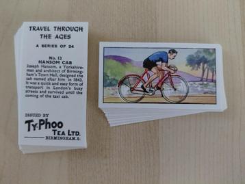 Travel through the Ages complete set 24 chromos Ty-Phoo 1961 beschikbaar voor biedingen