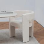 Eetkamerstoel - wit - teddy, Huis en Inrichting, Ophalen, Modern - elegant, Wit, Nieuw
