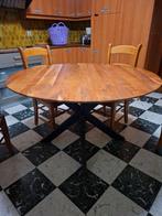 Ronde mangohouten tafel, Enlèvement