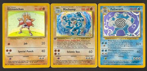 Pokémon Lot - Base set - 3x Holo’s (incl 1x 1st ed.), Hobby en Vrije tijd, Verzamelkaartspellen | Pokémon, Zo goed als nieuw, Ophalen of Verzenden