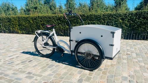 Elektrische bakfiets -topaanbieding- zo goed als nieuw!!, Vélos & Vélomoteurs, Vélos | Vélos avec bac, Comme neuf, Autres marques