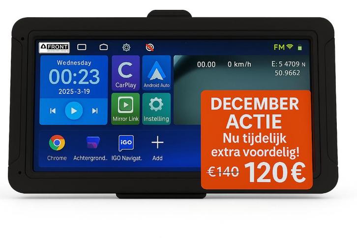 7 inch Android Auto-Apple Carplay met IGO Camper GPS-LIVETMC, Autos : Divers, Navigation de voiture, Neuf, Enlèvement ou Envoi