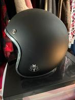 Mat zwarte jethelm,, open helm maat S, Motoren, Ophalen, S, Jethelm
