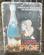 Reclamebord Champagne, Ophalen, Gebruikt, Reclamebord