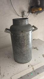 Metalen melk kan, Antiek en Kunst, Antiek | Email, Ophalen