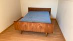 Lit double design en bois, Maison & Meubles, Chambre à coucher | Lits, 160 cm, Réglable, Deux personnes, Brun