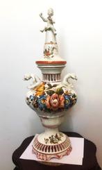 Vase Capodimonte Putti Ange Bassano 😍💑🤗🎁👌 Art Nouveau, Enlèvement ou Envoi
