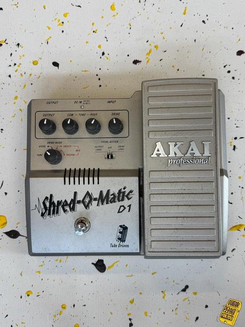 Akai Shred-O-Matic D1 Tube-Driven Overdrive / Distortion, Muziek en Instrumenten, Effecten, Gebruikt, Distortion, Overdrive of Fuzz