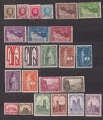 Belgique 1927-1928 4 séries, Timbres & Monnaies, Timbres | Europe | Belgique, Envoi, Non oblitéré, Trace d'autocollant