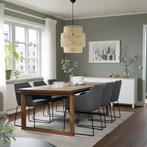 IKEA MÖRBYLÅNGA – 220x100 cm Chêne brun massif & intempore, Ophalen of Verzenden, Zo goed als nieuw, Bruin
