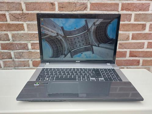 17 inch acer laptop met i7 CPU, Windows 11, SSD, 12GB ram, Computers en Software, Windows Laptops, Zo goed als nieuw, SSD, Azerty