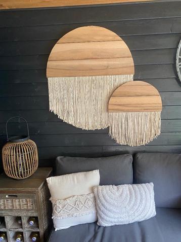 Eiken bohemian wanddecoratie handgemaakt  beschikbaar voor biedingen