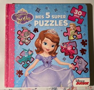 Mes 5 super Puzzles - Princesse Sofia - 4€