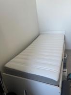 eenpersoonbed + lattenbodem + matras, Huis en Inrichting, Slaapkamer | Matrassen en Bedbodems, Ophalen, 90 cm, Eenpersoons, Zo goed als nieuw