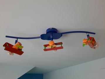 Slaapkamerlamp kinderen met vliegtuigen, Enlèvement, Utilisé