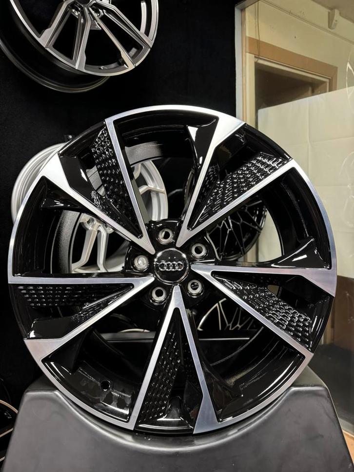 19 inch velgen voor Audi RS7 5x112 BLACK A3 A4 A6 Q2 Q3 S3, Auto-onderdelen, Banden en Velgen, Velg(en), 19 inch, Personenwagen