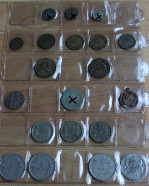 collectie munten uit Frankrijk, Postzegels en Munten, Munten | Europa | Niet-Euromunten, Setje, Frankrijk, Ophalen of Verzenden