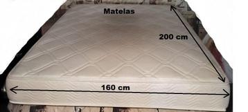 Matelas 2 personnes + sommiers lattoflex en bon état