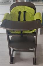 Eetstoel kind grijs, Kinderen en Baby's, Kinderstoelen, Ophalen, Gebruikt, Meegroeistoel, Gordel(s)