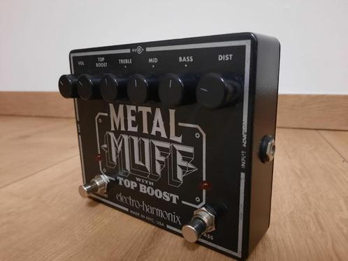 EHX Metal Muff with Top Boost gitaar effectpedaal, Muziek en Instrumenten, Effecten, Zo goed als nieuw, Chorus, Delay of Echo