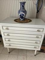 Mooie witte ladenkast commode halkast, Huis en Inrichting, Ophalen