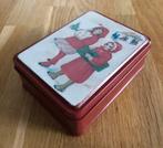 blikken doosje kersttafereel 8x10x4,5 cm, Verzamelen, Ophalen of Verzenden, Zo goed als nieuw