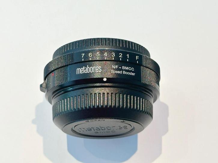 Metabones Nikon G naar MFT Speed Booster (BMCC 2.5K), Audio, Tv en Foto, Videocamera's Digitaal, Zo goed als nieuw, Camera, Ophalen