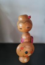 Magnifique Mai Sugata Kokeshi de Kishi Sadao, (1932-1998), Antiquités & Art, Art | Sculptures & Bois, Envoi