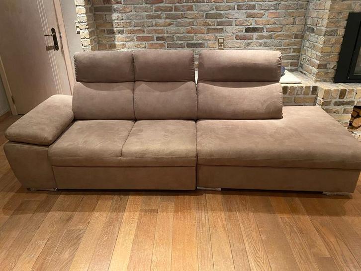 Stoffen zetel, Huis en Inrichting, Zetels | Zetels, Nieuw, Rechte bank, 250 tot 300 cm, Stof, Ophalen