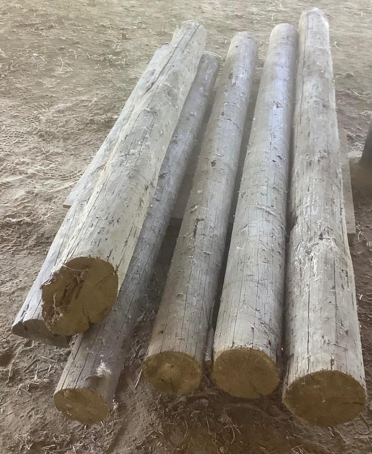 Hoek weidepaal, afrastering, robuuste palen, Dikke palen, Tuin en Terras, Palen, Balken en Planken, Palen, Ophalen