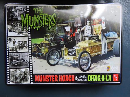 AMT Munster Koach & Drag-U-La Special Edition, Hobby en Vrije tijd, Modelbouw | Auto's en Voertuigen, Nieuw, Auto, Groter dan 1:32