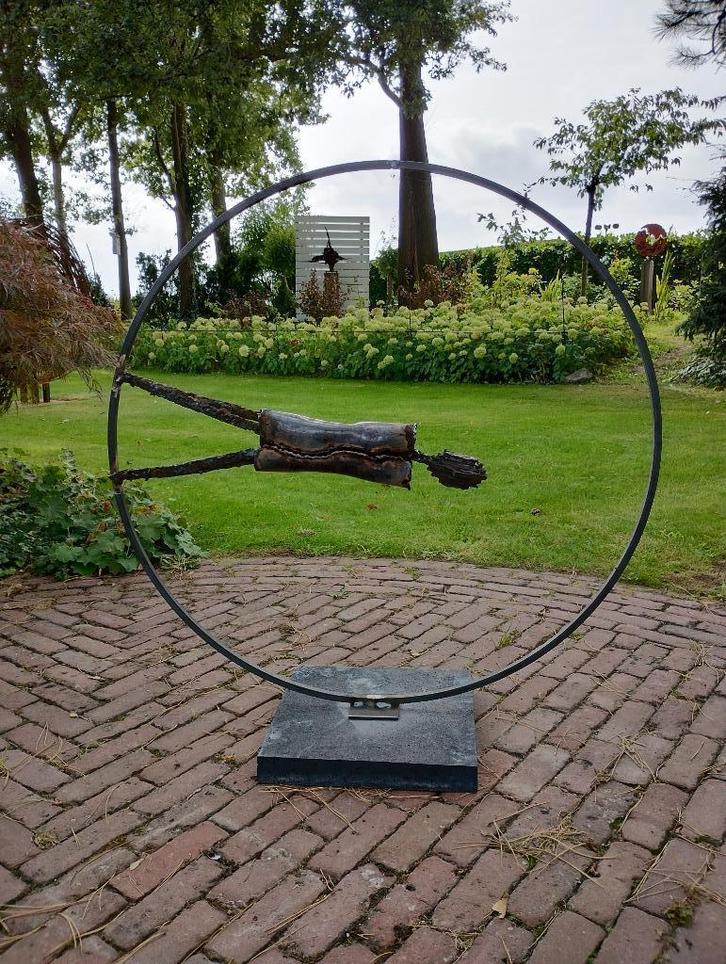 stalen, ijzeren tuinbeelden voor schappelijke prijzen, Tuin en Terras, Tuinbeelden, Nieuw, Mensenbeeld, Metaal, Ophalen of Verzenden
