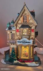 Keramiek Vintage Verlichte Kersthuisjes, Diversen, Ophalen of Verzenden, Zo goed als nieuw