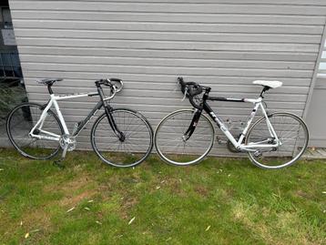2X koers race fiets Rixe M 60 +koersfiets Buls vr onderdelen beschikbaar voor biedingen