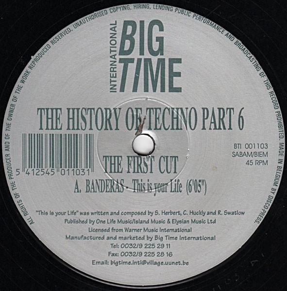 Various – The History Of Techno Part 6 - The First Cut, Cd's en Dvd's, Vinyl | Dance en House, Gebruikt, Ophalen of Verzenden