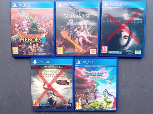 PS4 Games 10€/stuk: Dragon Quest Heroes II, Tales of arise, Games en Spelcomputers, Games | Sony PlayStation 4, Zo goed als nieuw