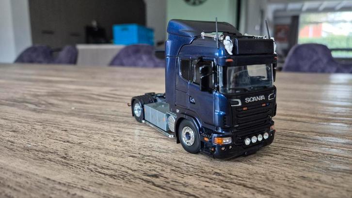 Scania R5 highline, Hobby en Vrije tijd, Modelauto's | 1:50, Zo goed als nieuw, Bus of Vrachtwagen, Tekno, Ophalen