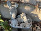 Tuinbeeld mama ezel met kalf, Jardin & Terrasse, Statues de jardin, Enlèvement, Utilisé